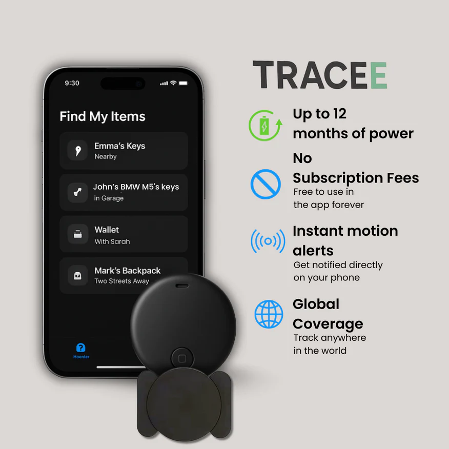 Tracee™ 2.0 Android GPS Tracker + Premium Magnetic Case