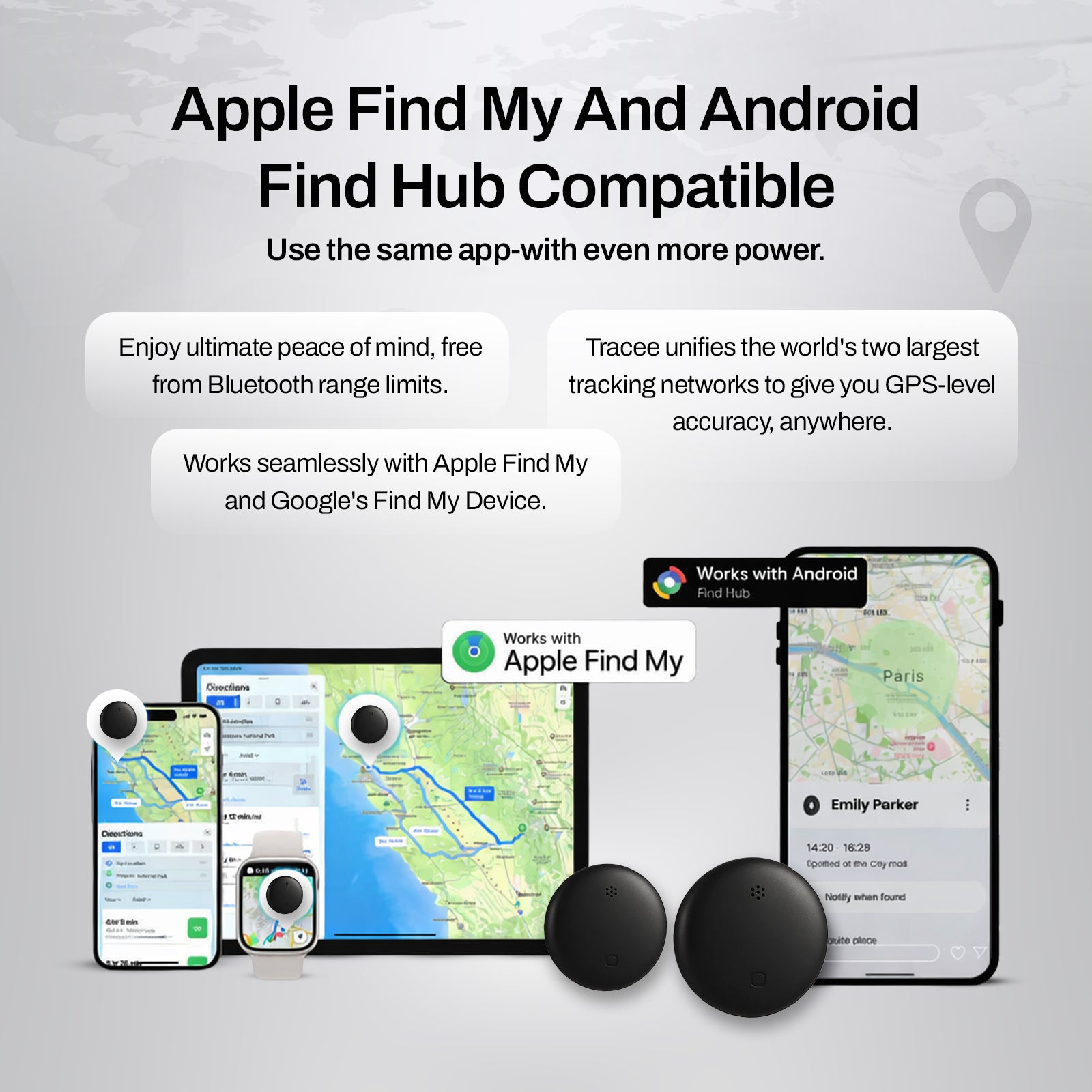 Tracee™ 2.0 Apple GPS Tracker + Premium Magnetic Case