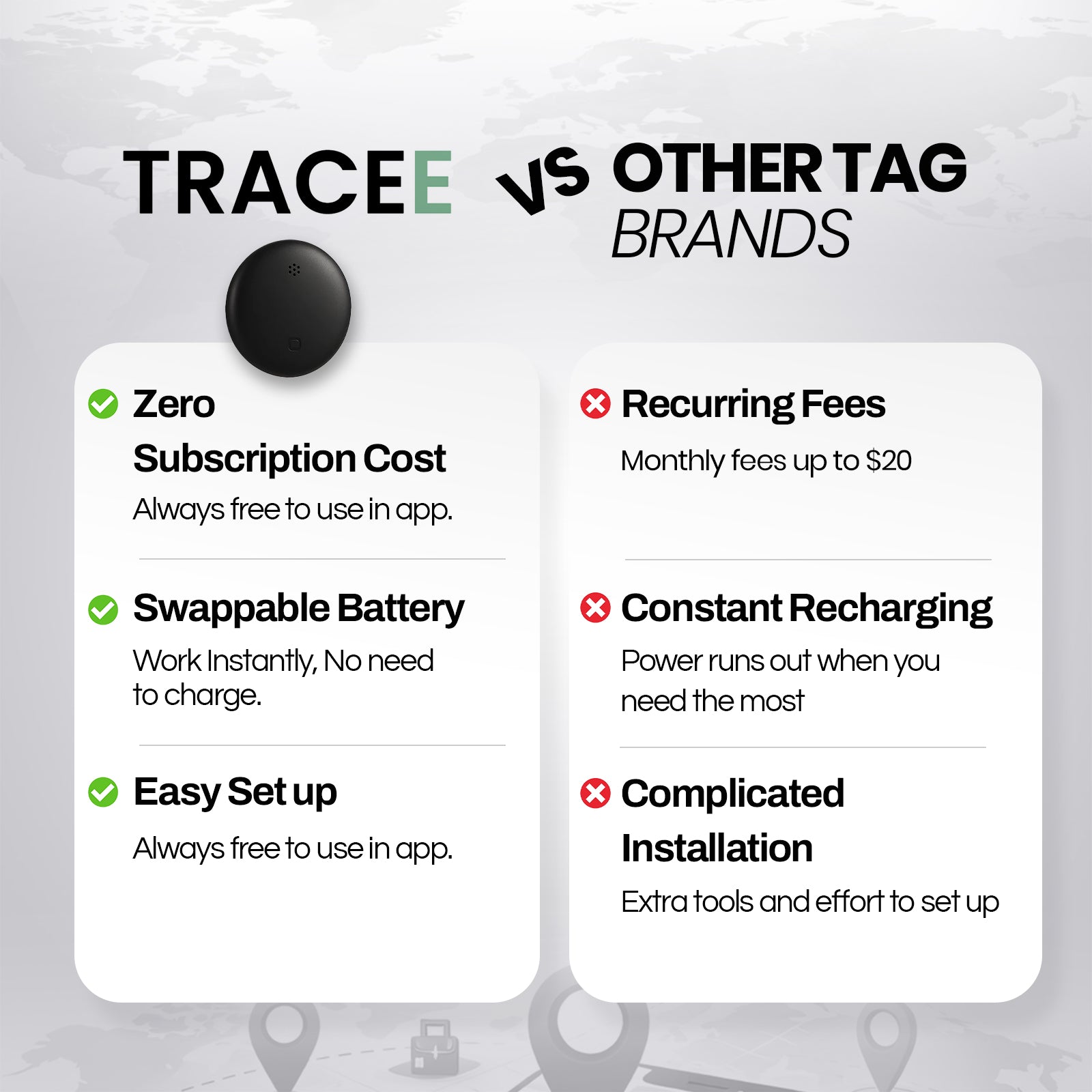 Tracee™ 2.0 Apple GPS Tracker + Premium Magnetic Case