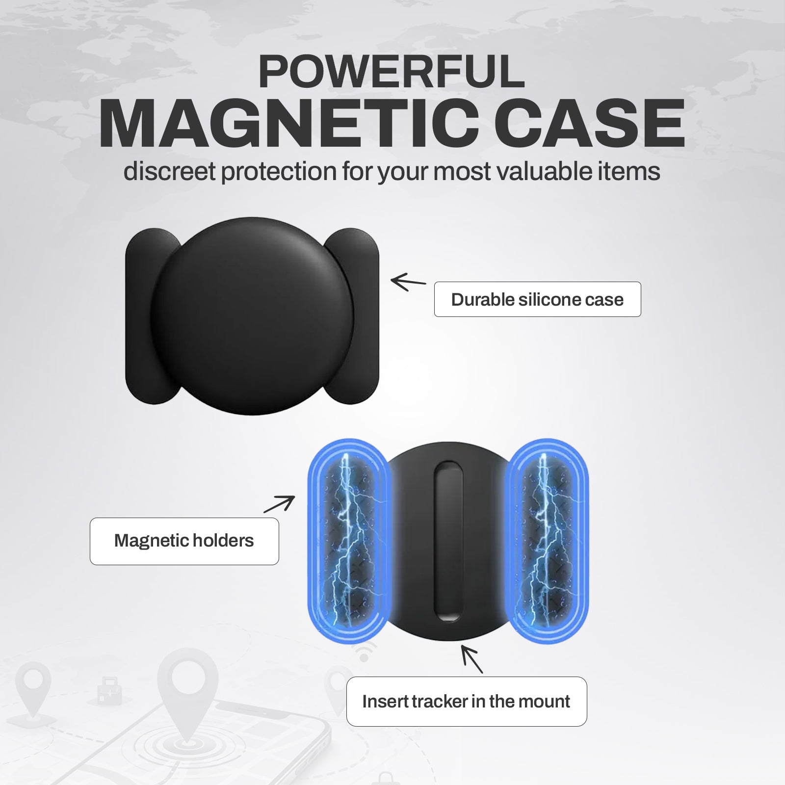 Tracee™ 2.0 Apple GPS Tracker + Premium Magnetic Case